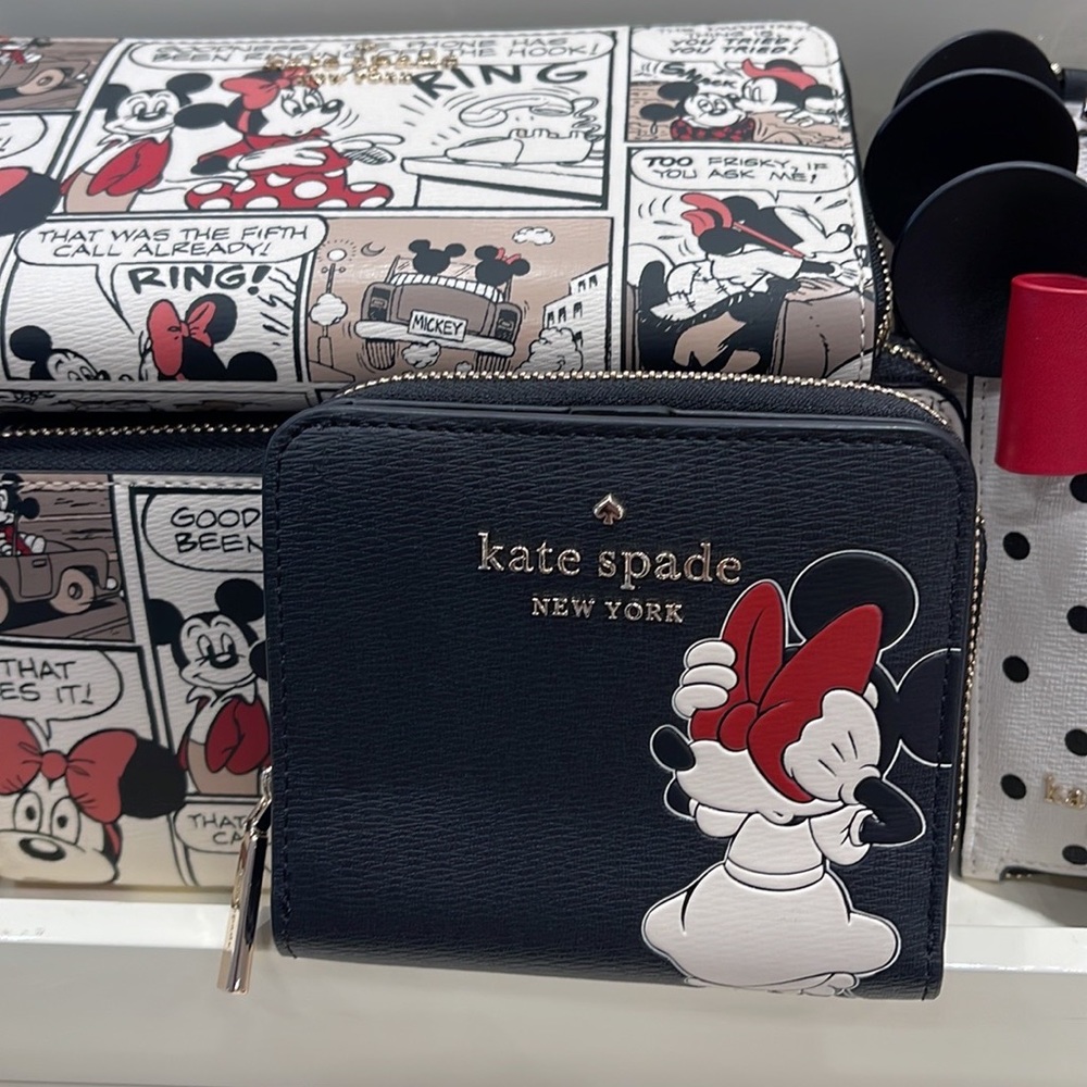 Kate Spade Disney X Kate Spade New York Minnie Mouse Zip Around Wallet - Picture 4 of 16